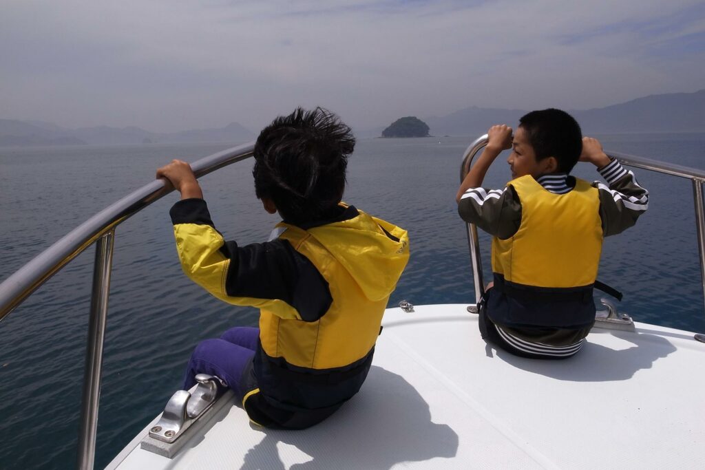 前島航路 スナメリ探検隊（周防大島町）